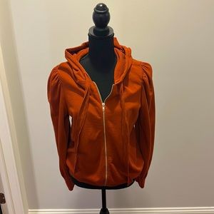 Anthropologie Zip Up Sweatshirt